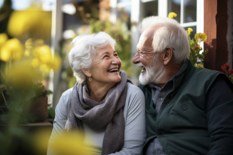 portrait-senior-couple-love-showing-affection
